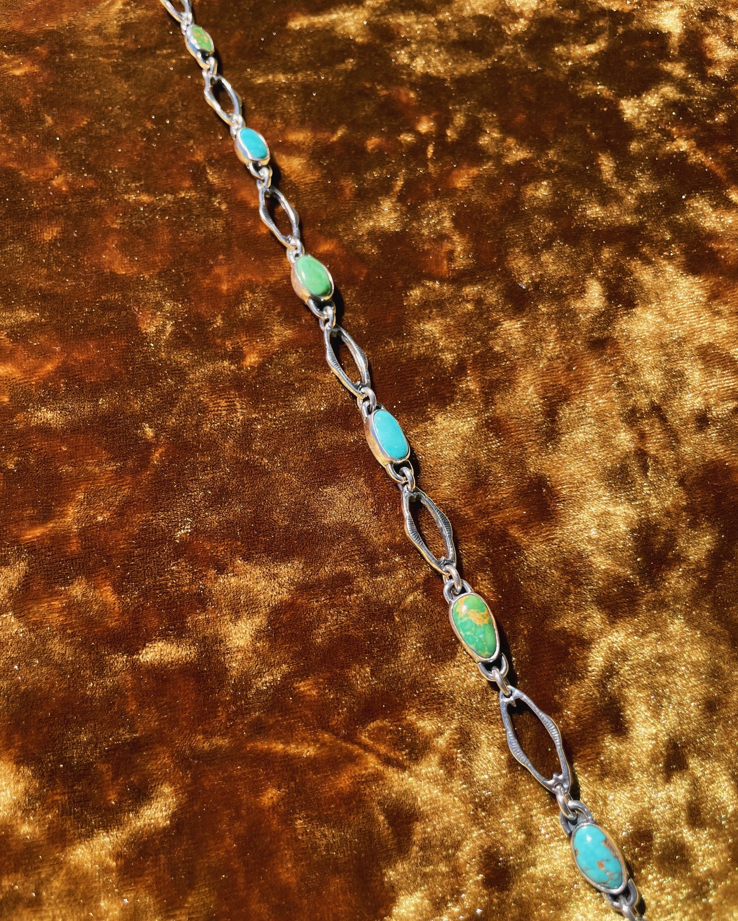 *Custom for Gabriella*Dainty Sonoran Turquoise Choker