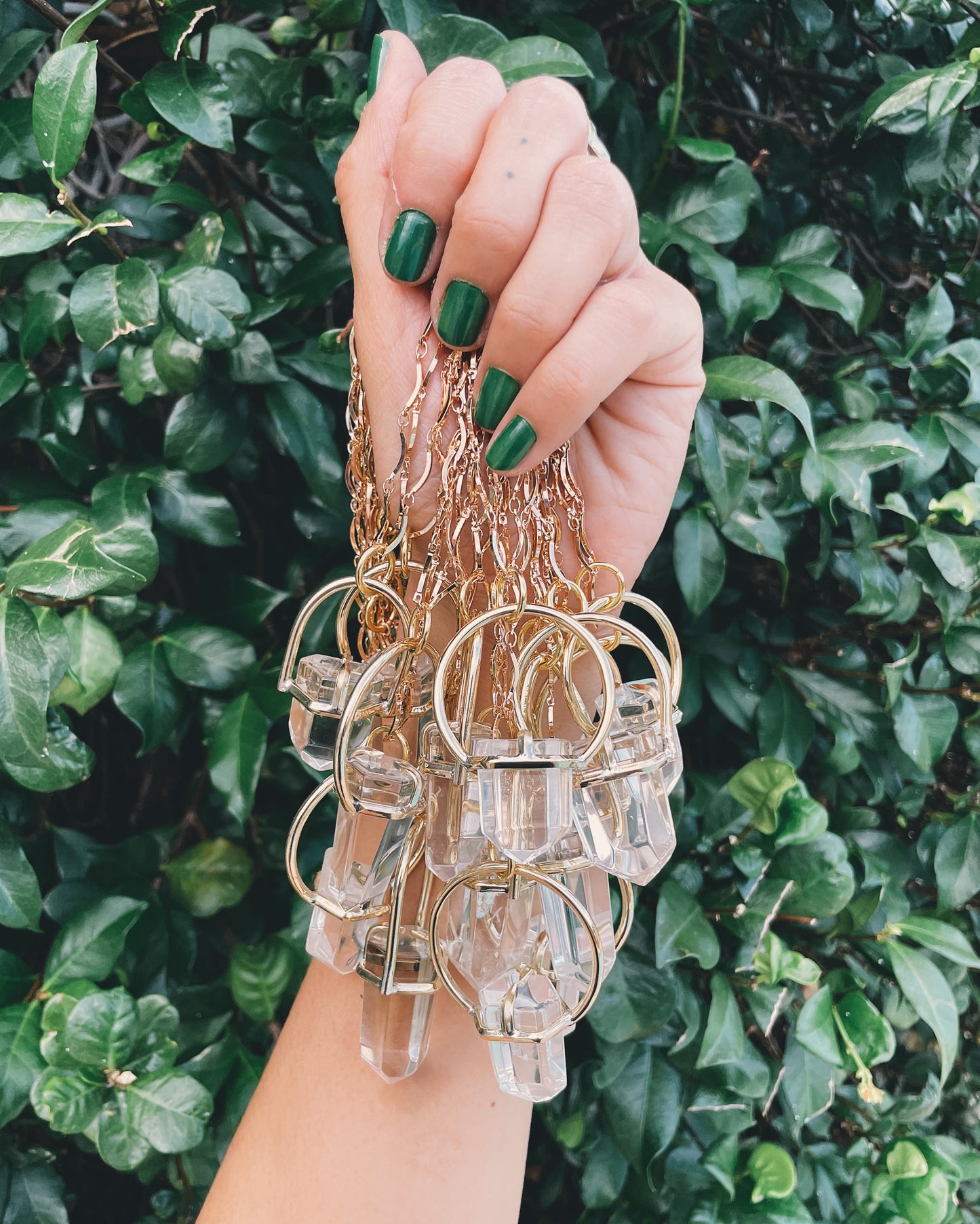 Clear Quartz Prong Talisman