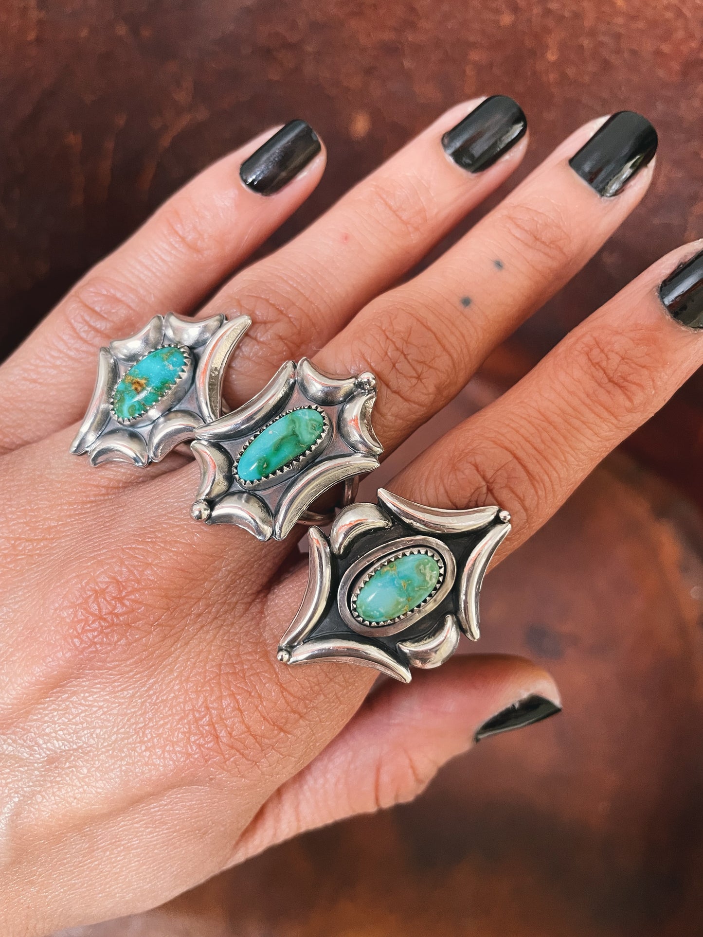 Repousse ring 8.5