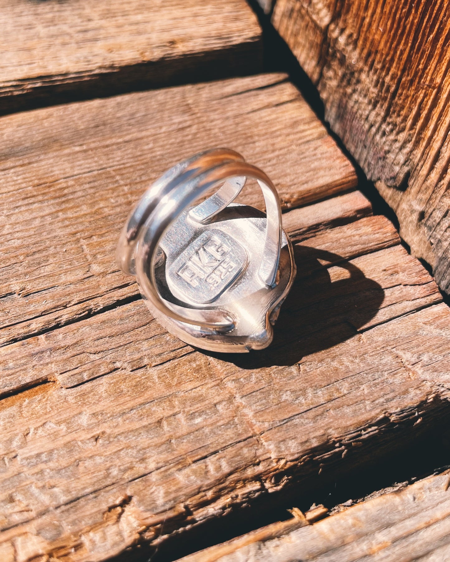 Sonoran Turquoise & White Topaz size 7.5