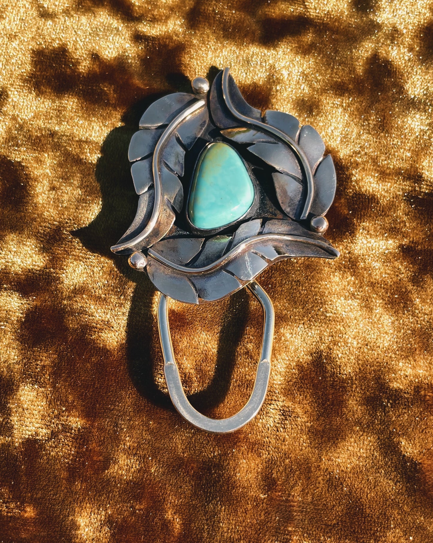 Turquoise Key Ring