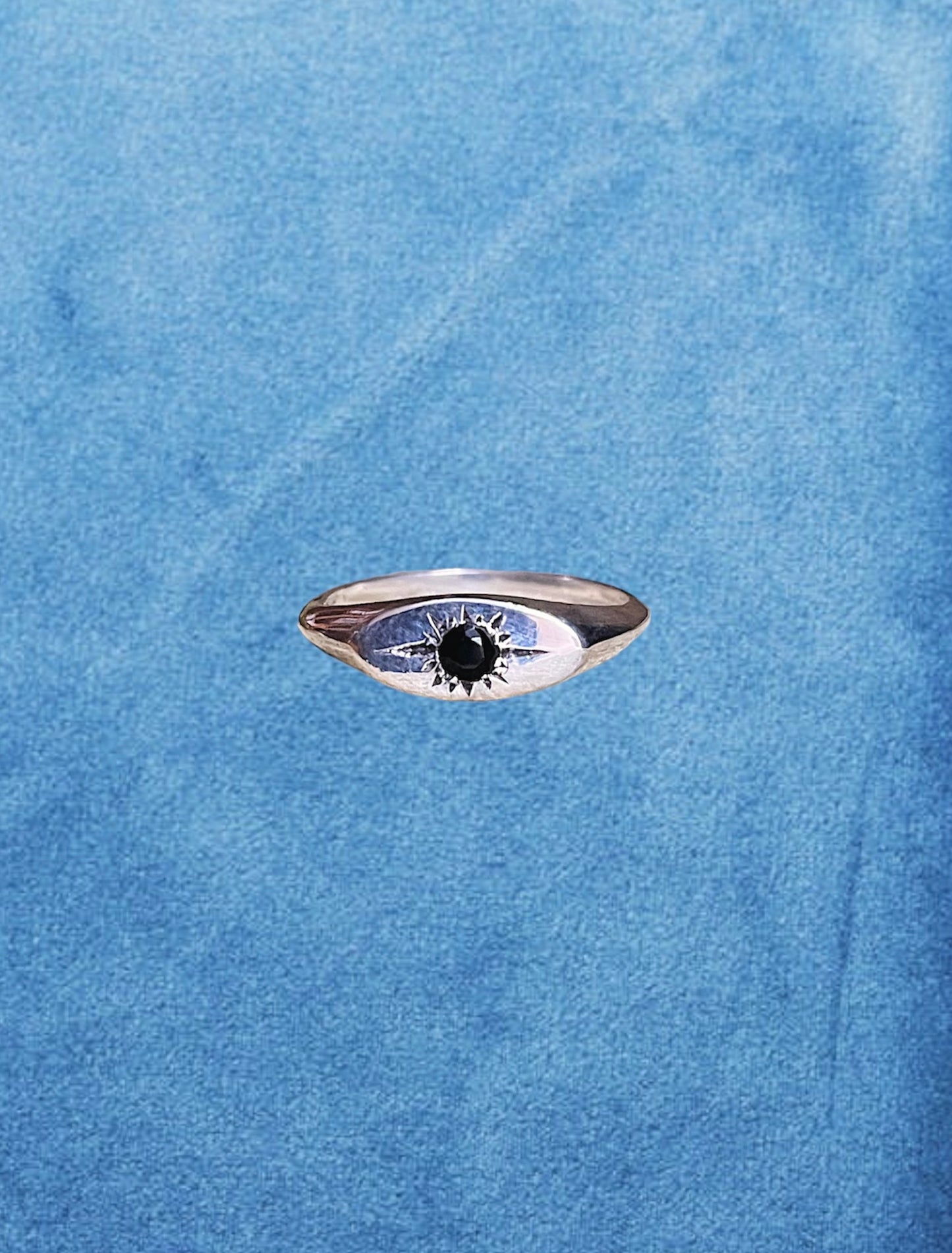 Black Onyx Sterling Silver Ring