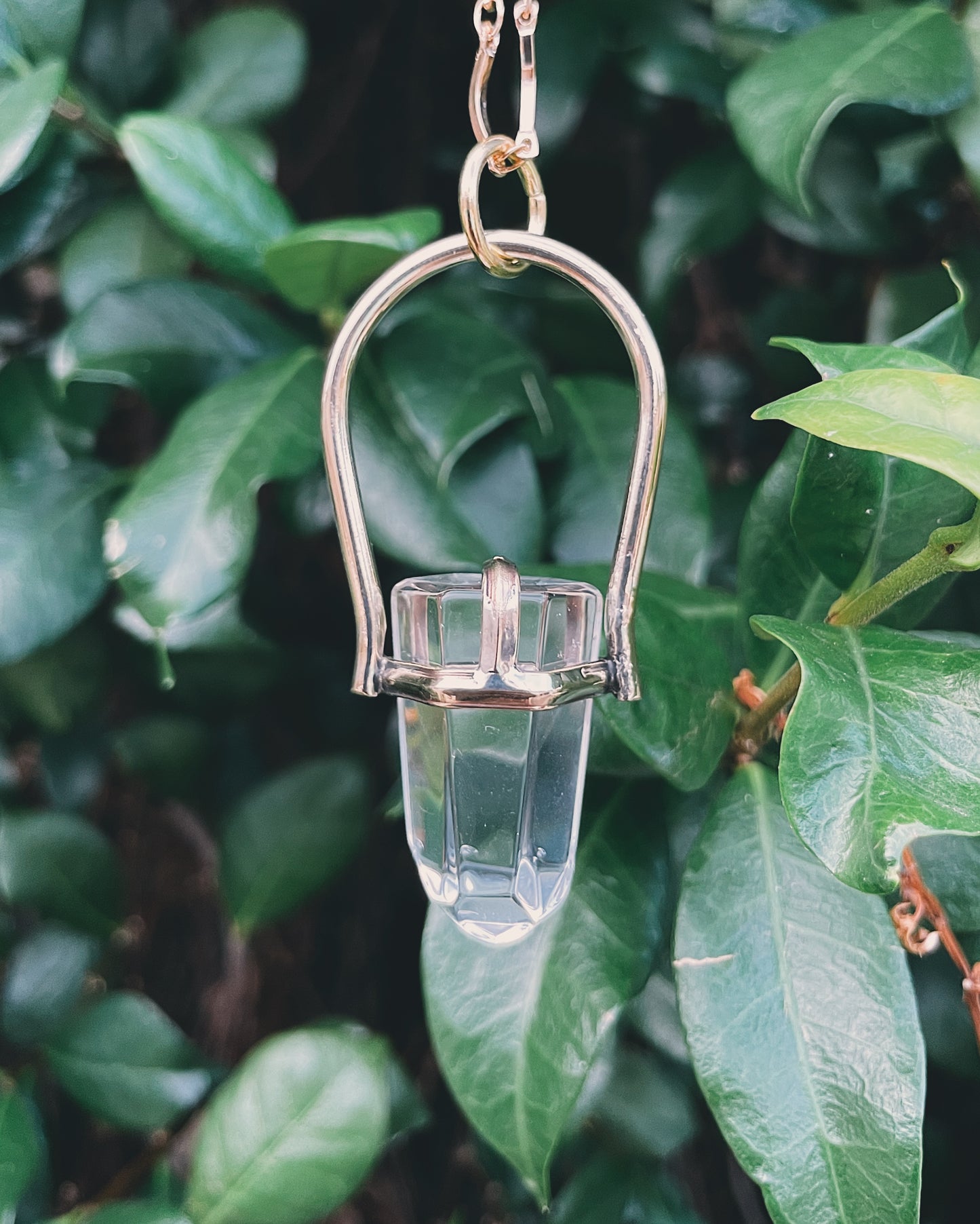 Clear Quartz Prong Talisman