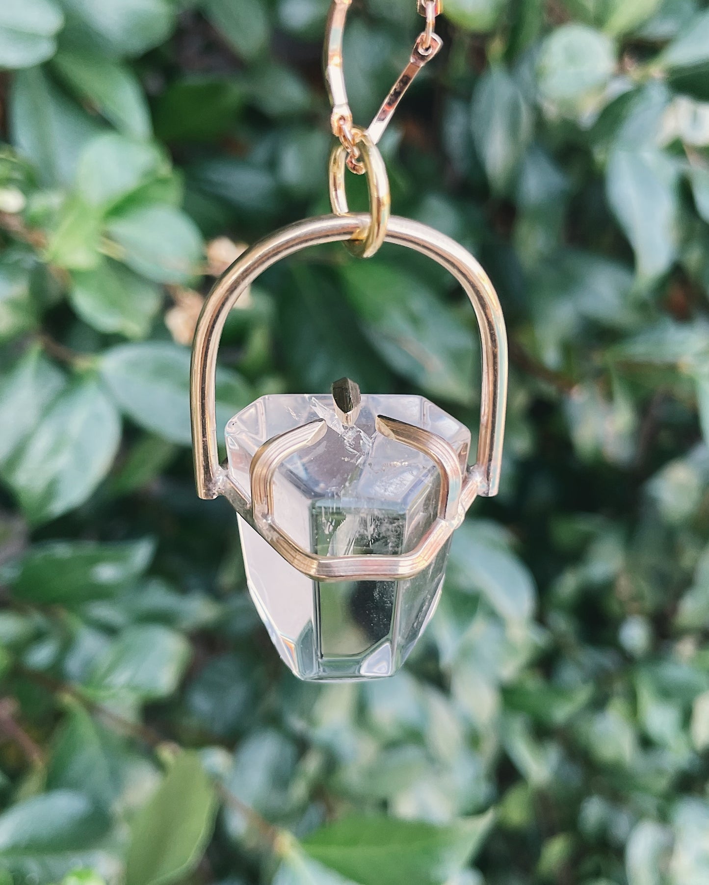 Clear Quartz Prong Talisman