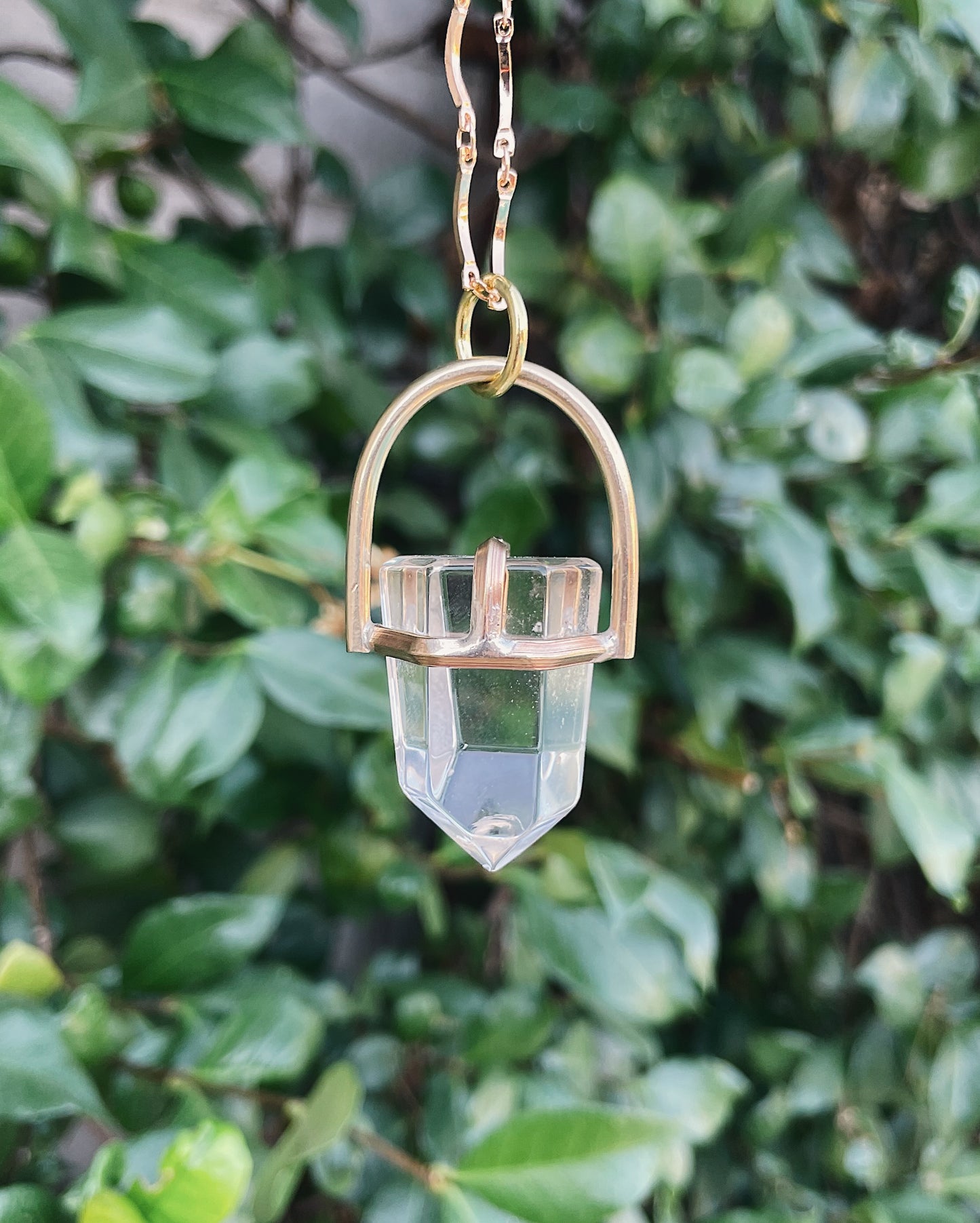 Clear Quartz Prong Talisman