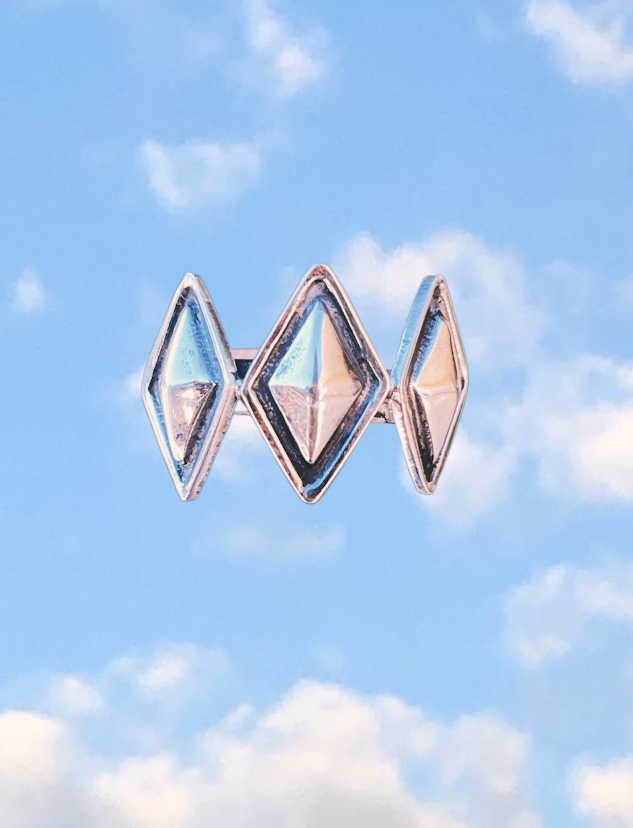 3 of Diamonds Ring SZ 6.5