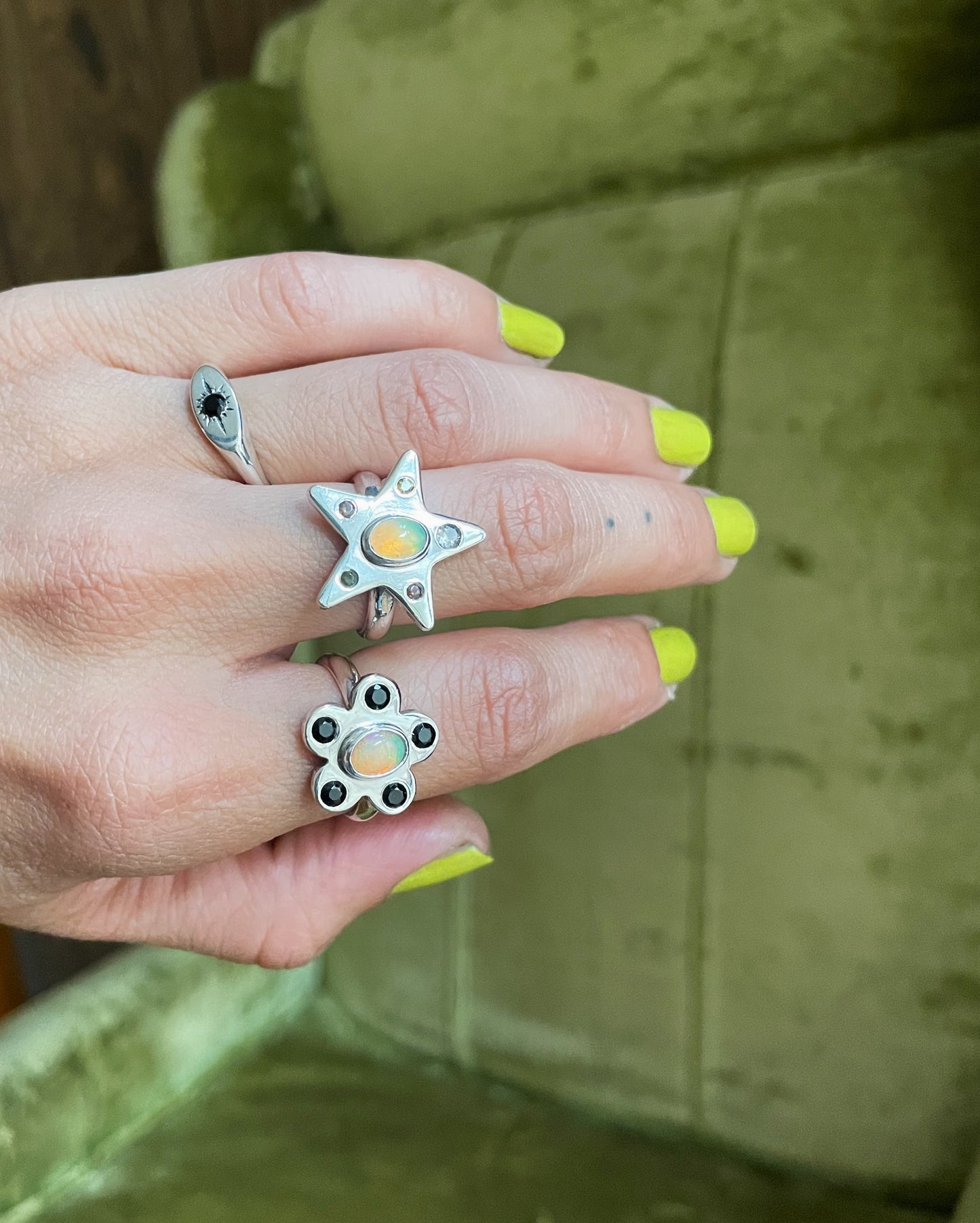 Black Onyx Sterling Silver Ring
