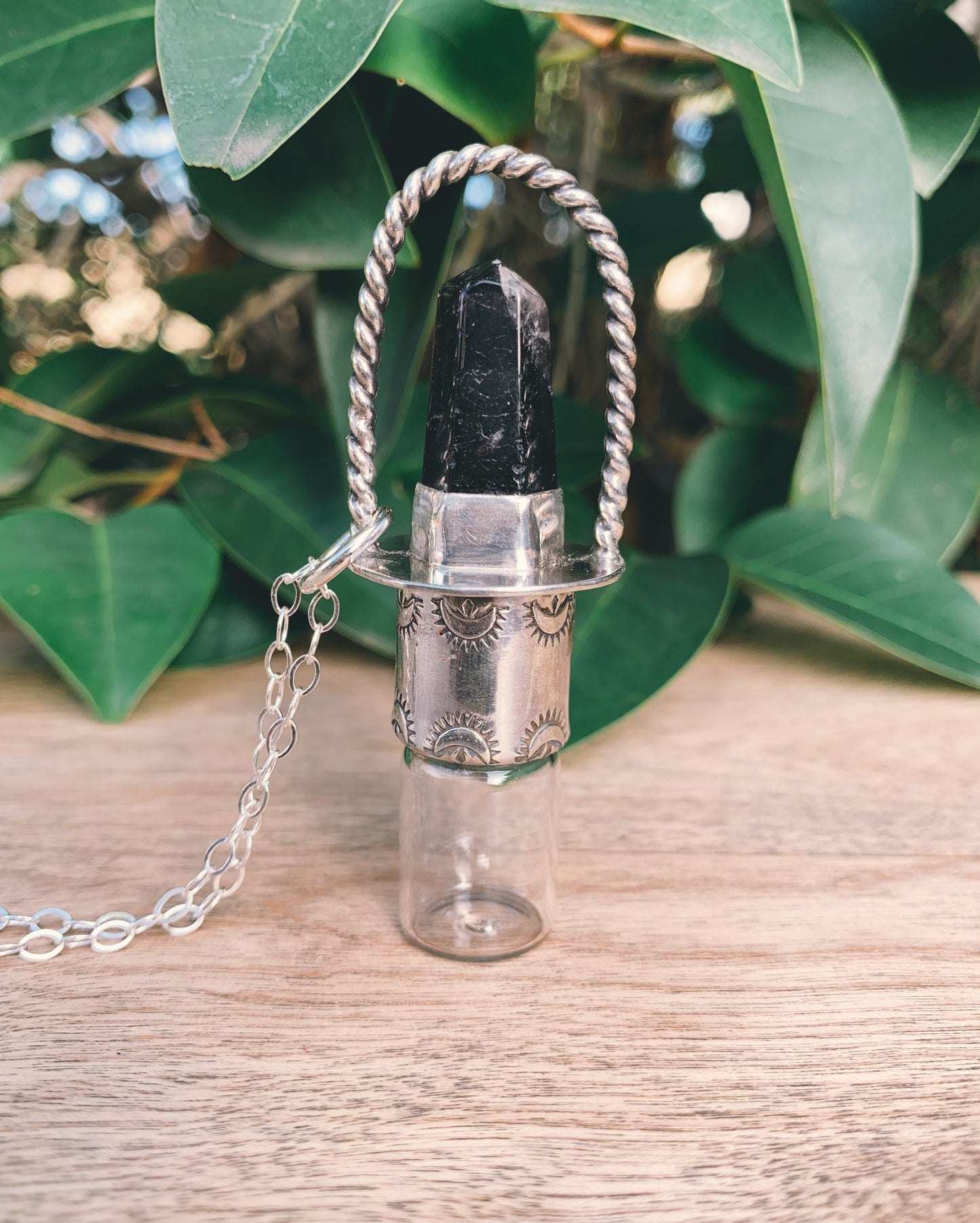 Sterling Silver Classic - Super 7 Rollerball Necklace