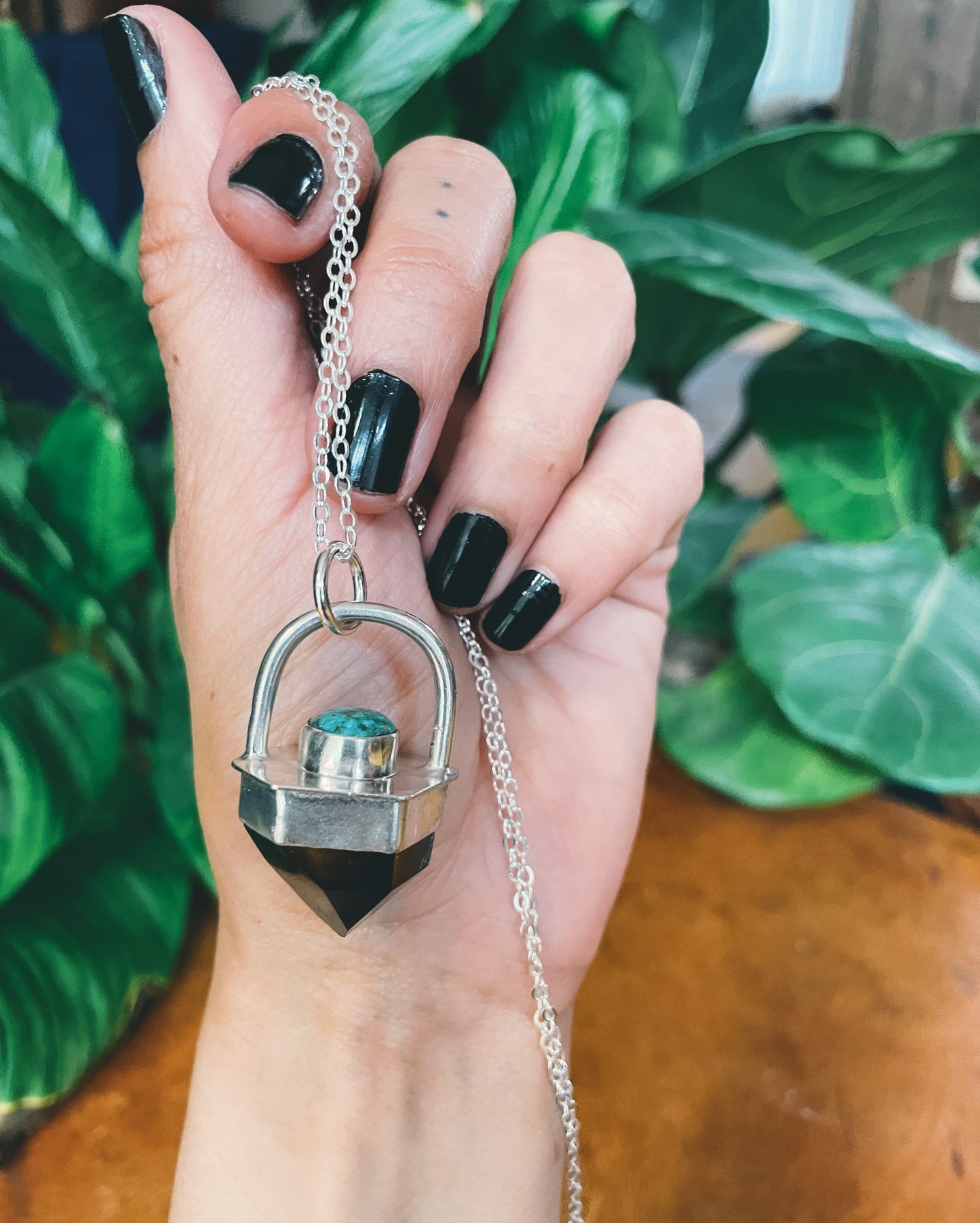 Citrine and Sonoran Turquoise Talisman