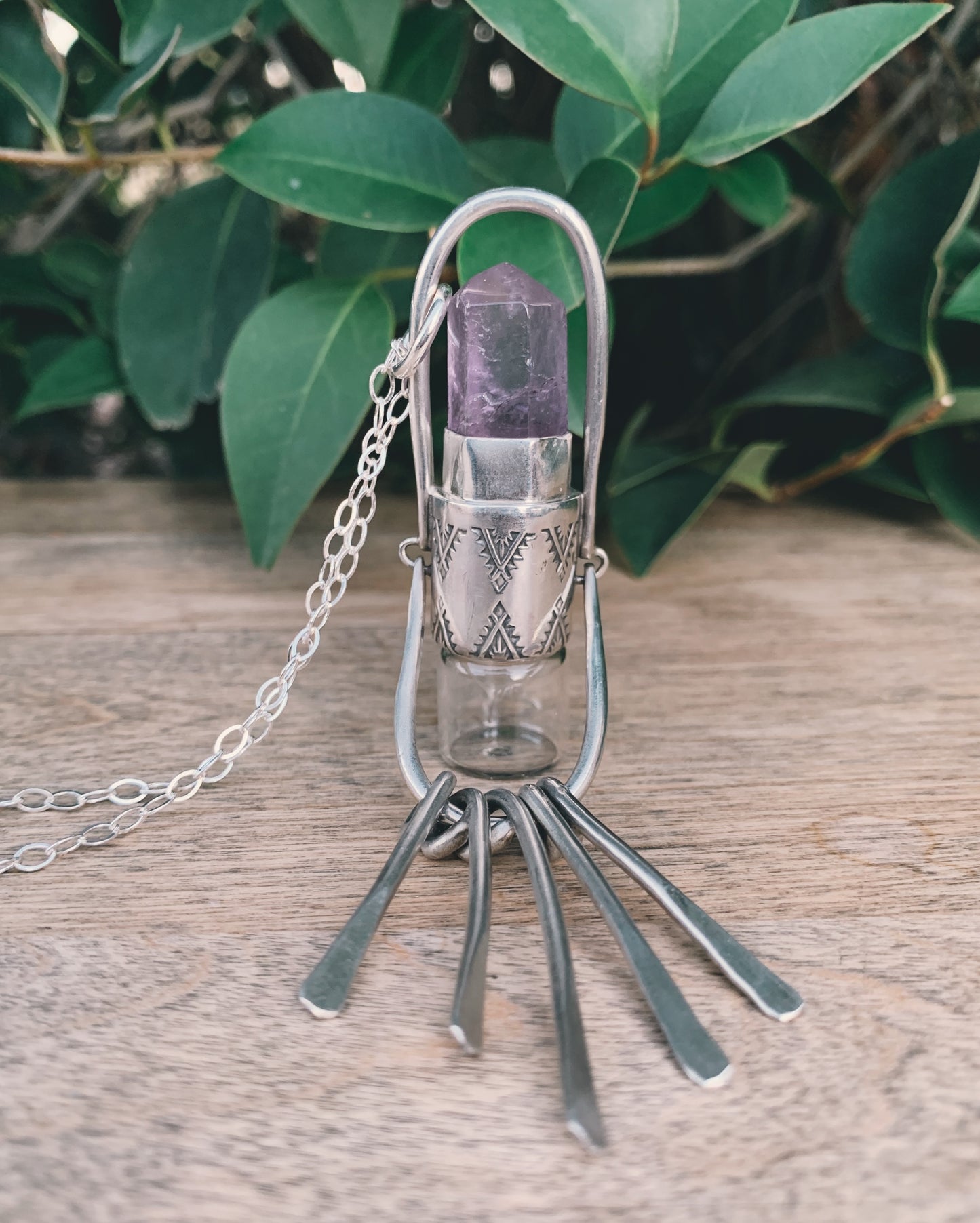 Fringe - Amethyst and Sterling Silver Rollerball