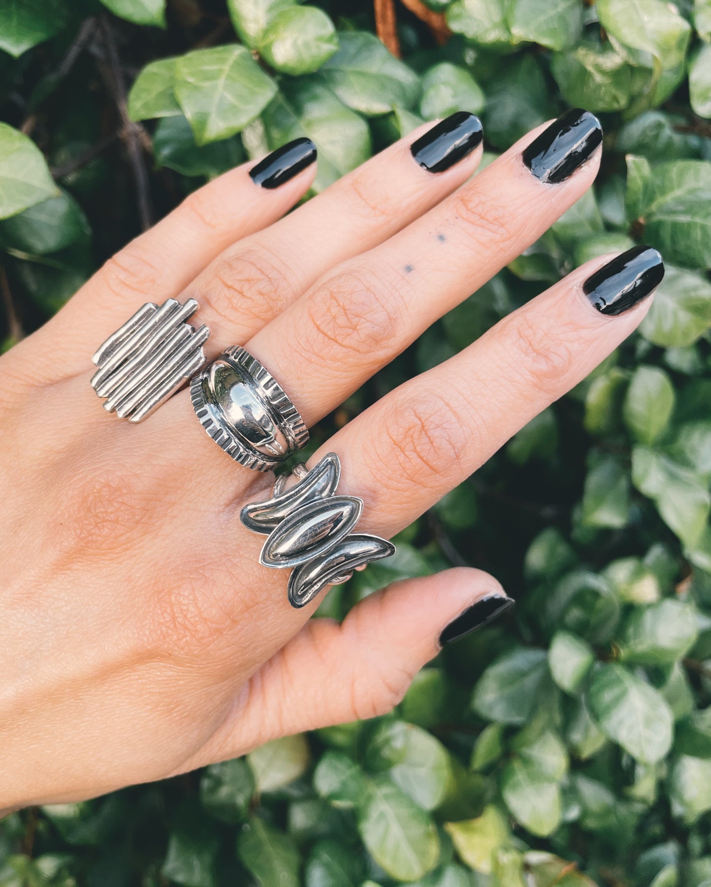 Sterling Sol Ring size 7.5