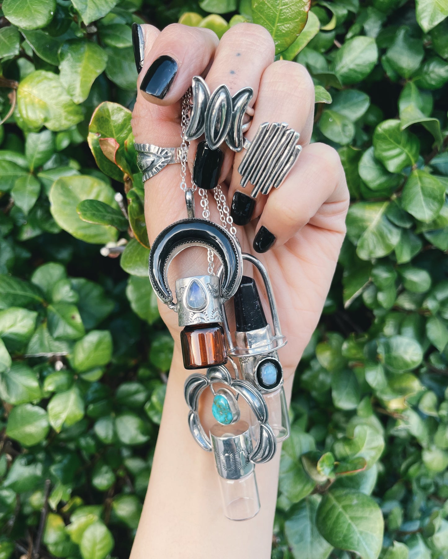 Moonstone and Super Seven Rollerball