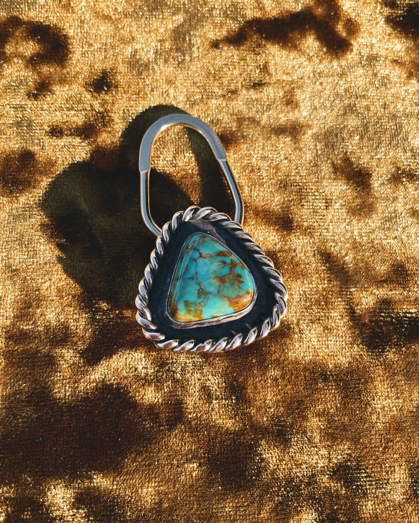 Turquoise Key Ring