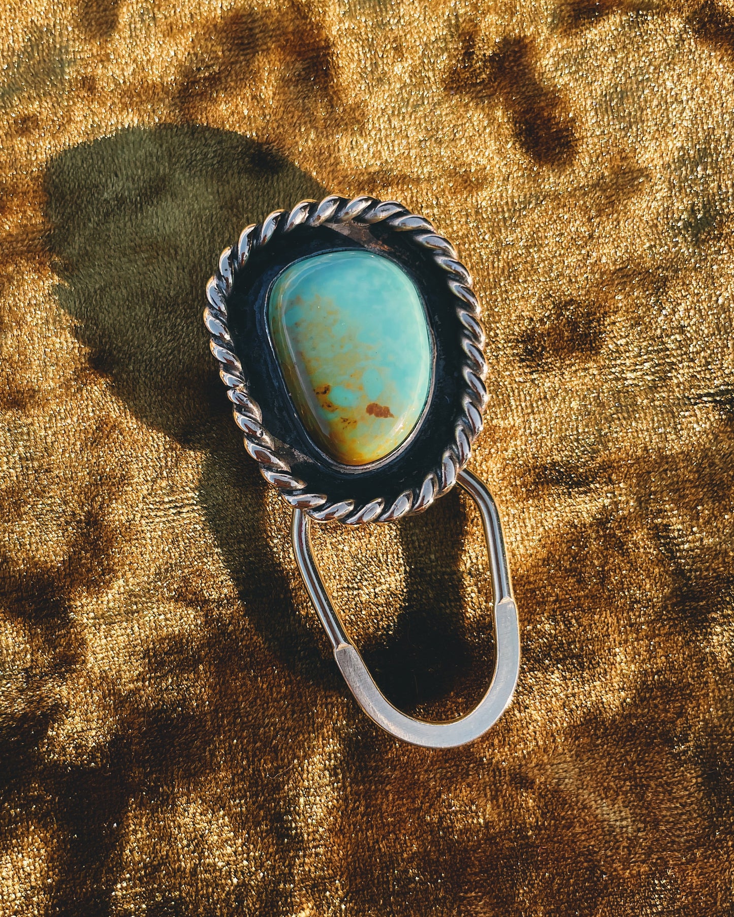 Turquoise Key Ring