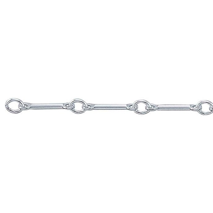 Sterling Silver Bar & Link Chain