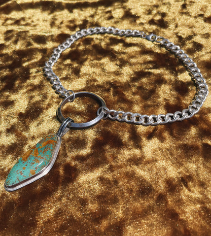 Sterling Silver Sonoran Turquoise Choker