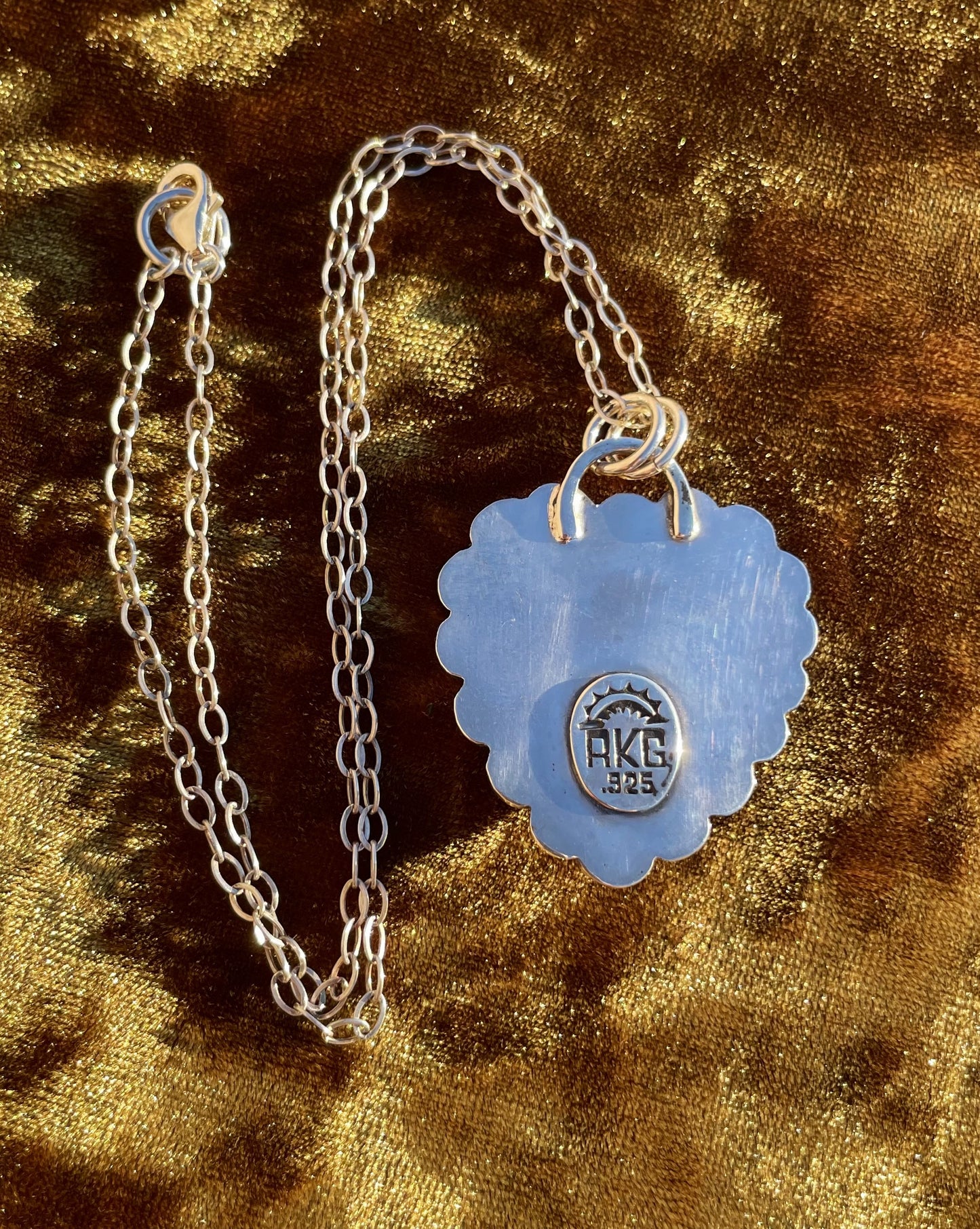 Sterling Silver Heartthrob shadowbox choker
