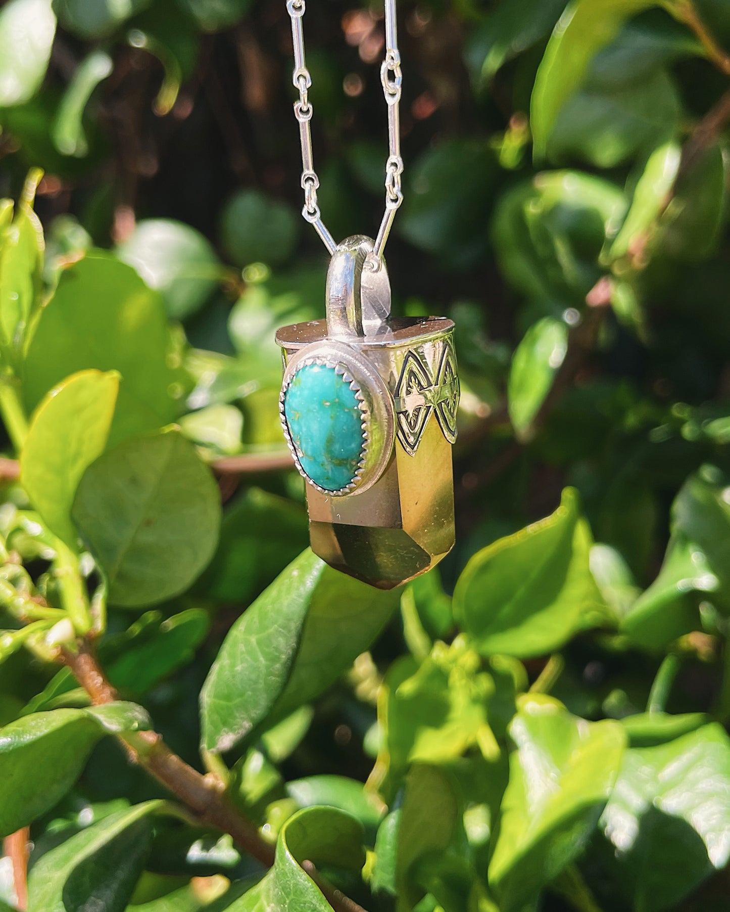 Citrine & Sonoran Turquoise Talisman