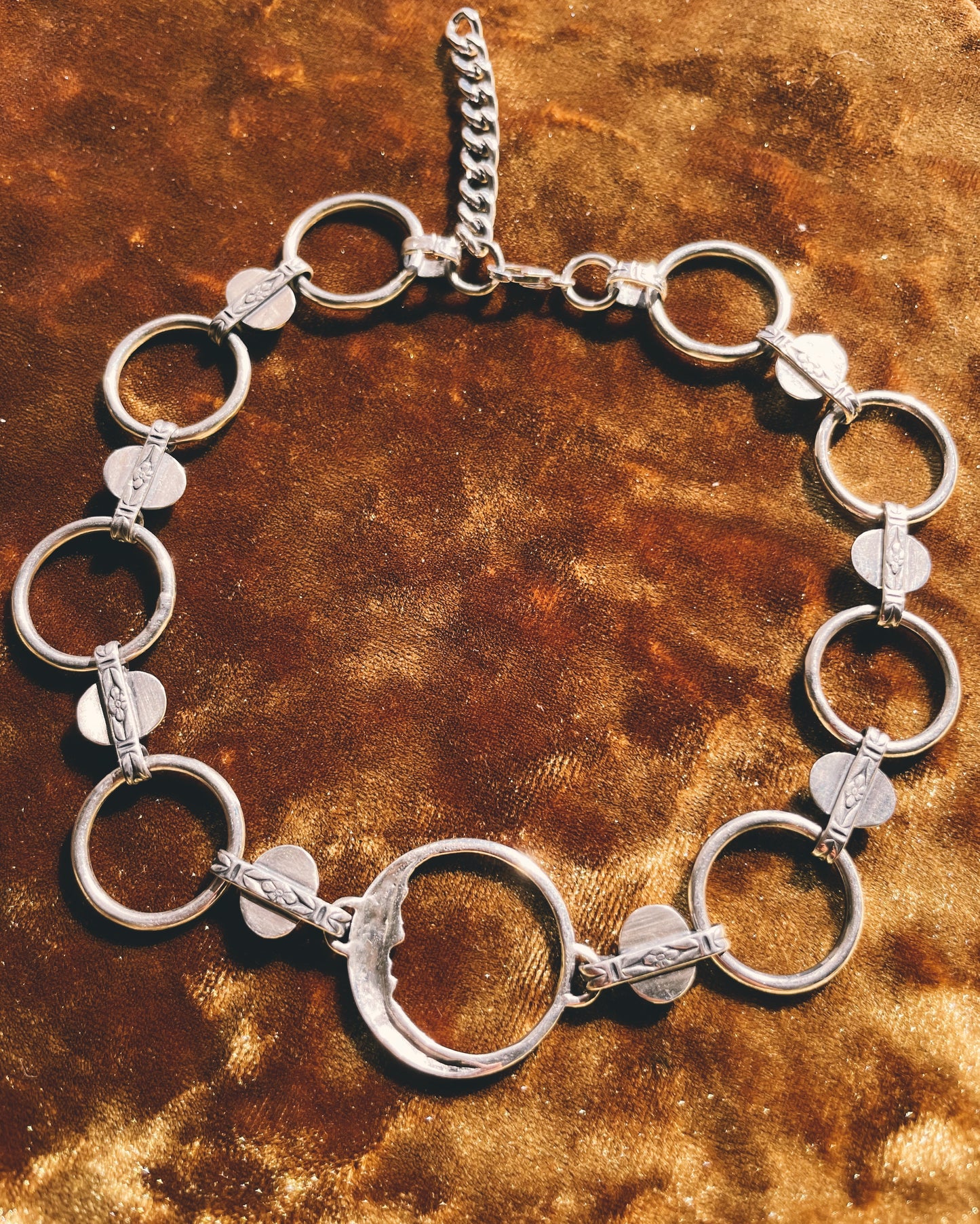 Moon Asteroid Belt Choker Necklace