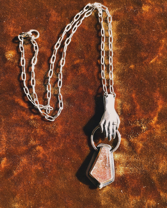 Offering hand Necklace
