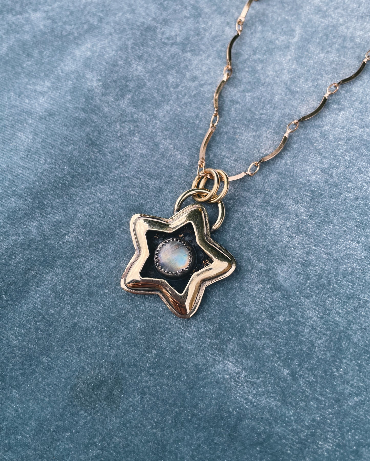Moonstone Brass Star shadowbox