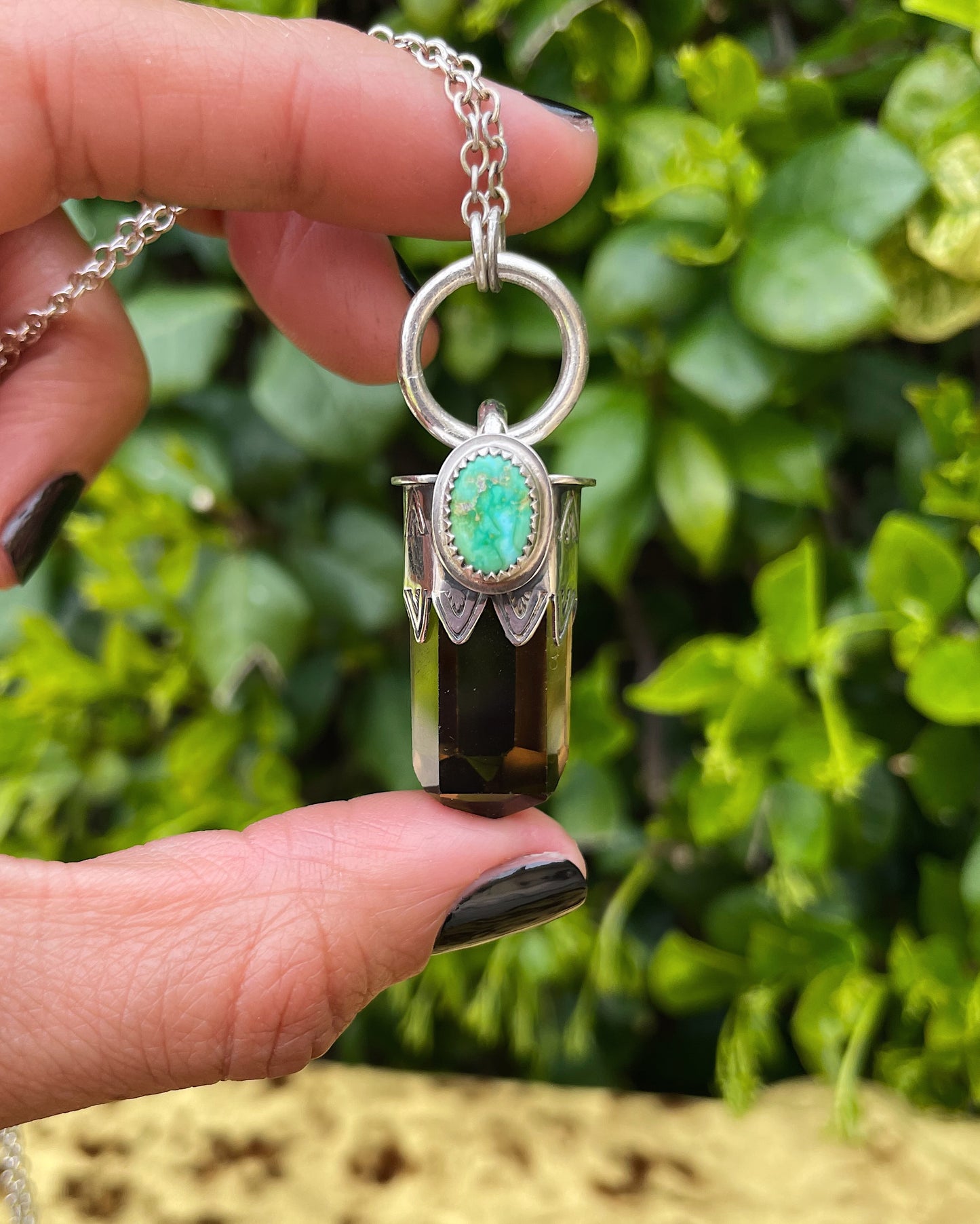 Citrine & Sonoran Gold Turquoise Talisman