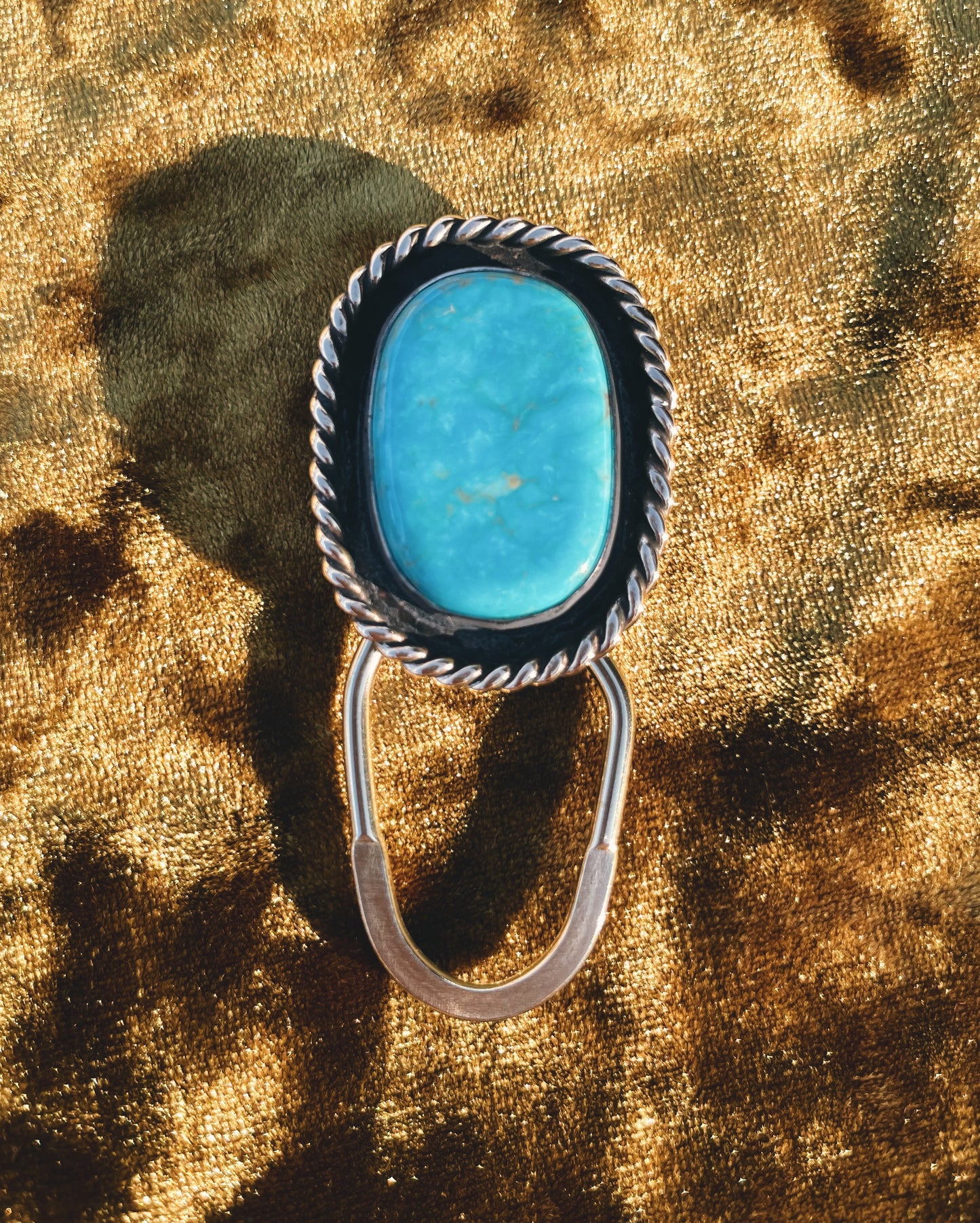 Turquoise Key Ring