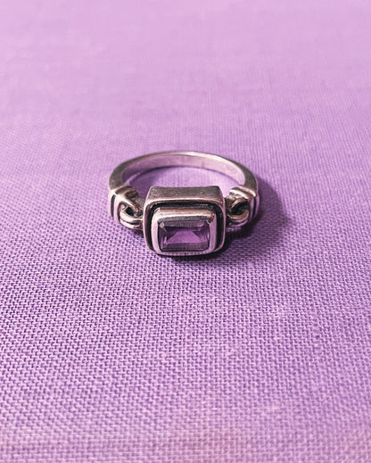 Art Deco Amethyst Ring size 8