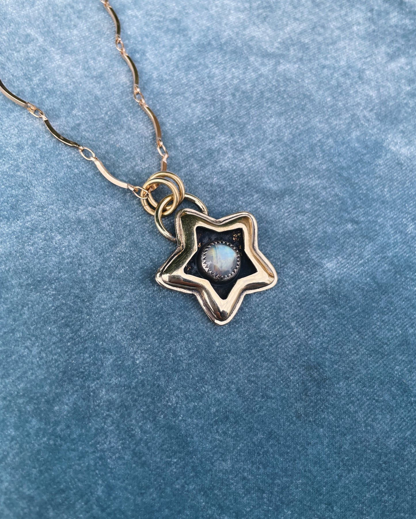 Moonstone Brass Star shadowbox