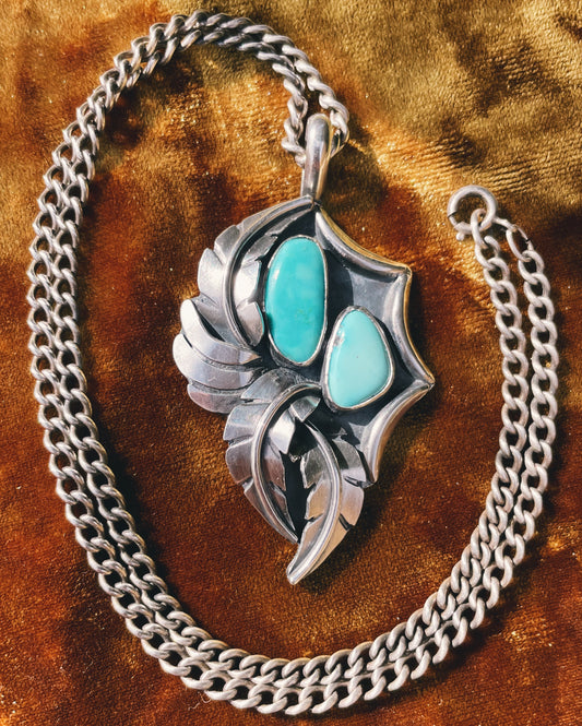 Hachita & Sonoran Mountain Turquoise in Sterling silver