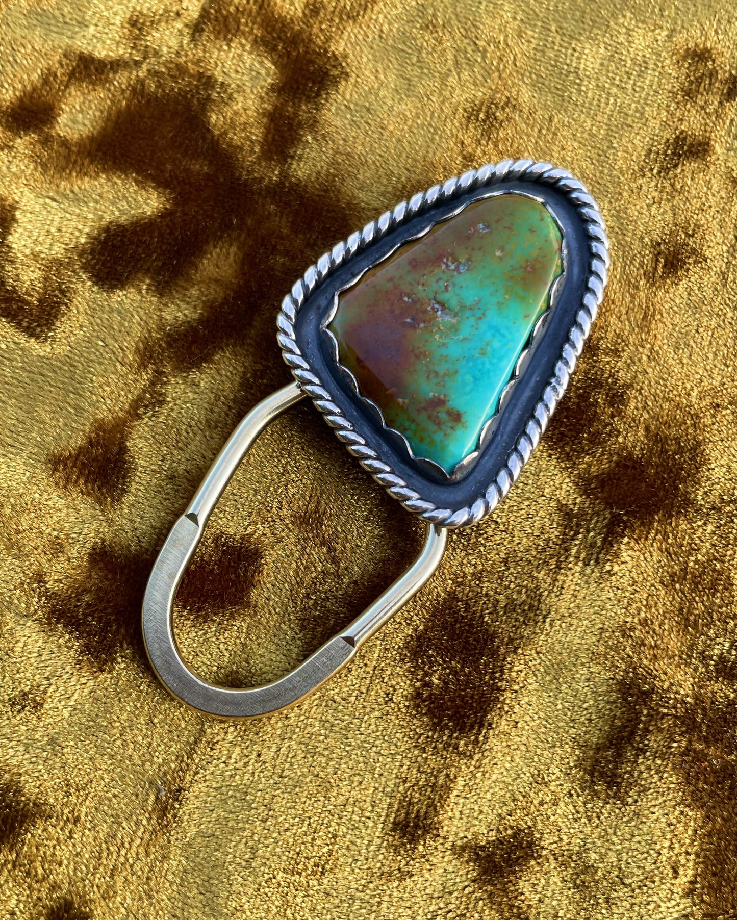 Sonoran Gold Turquoise Key Ring