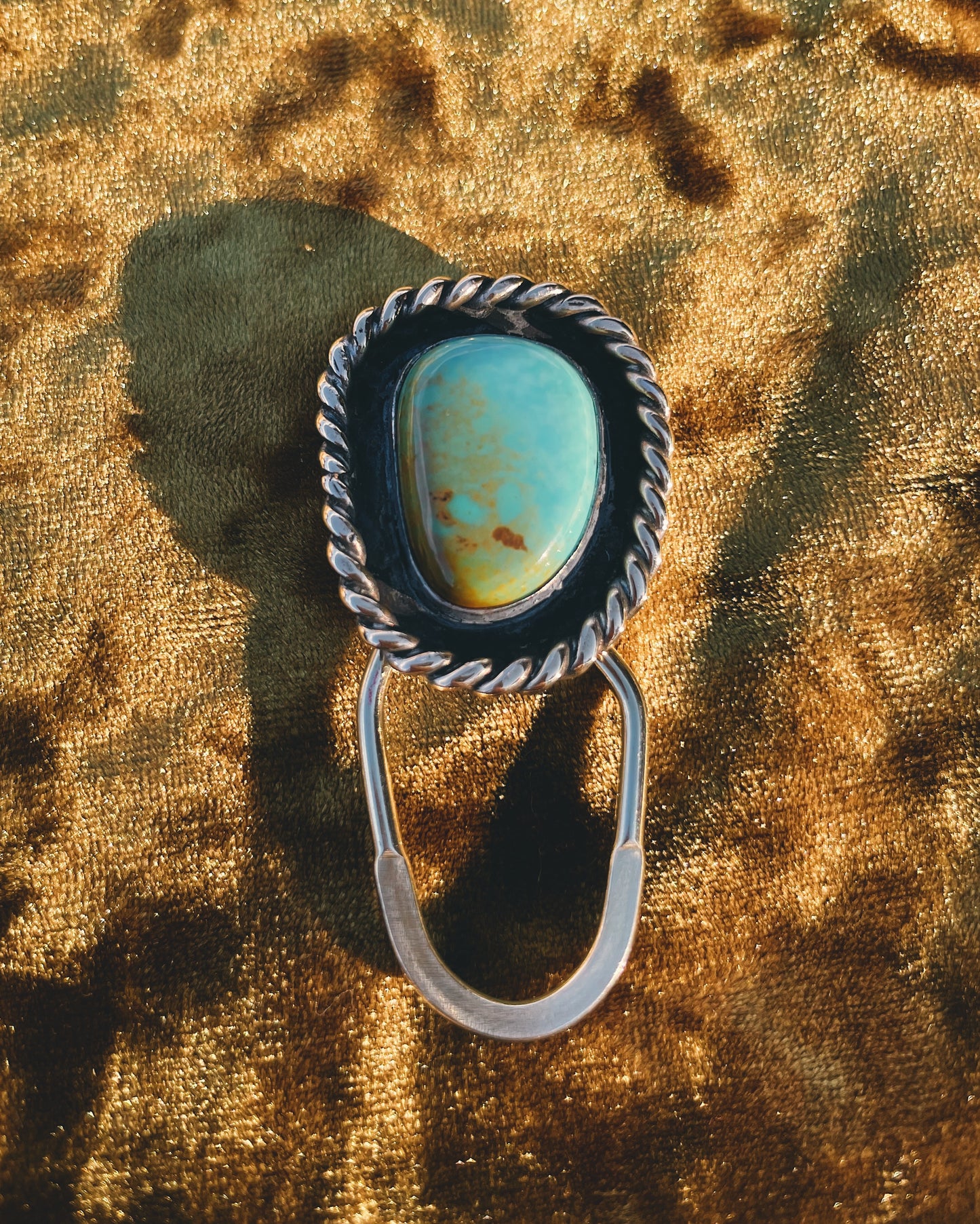 Turquoise Key Ring