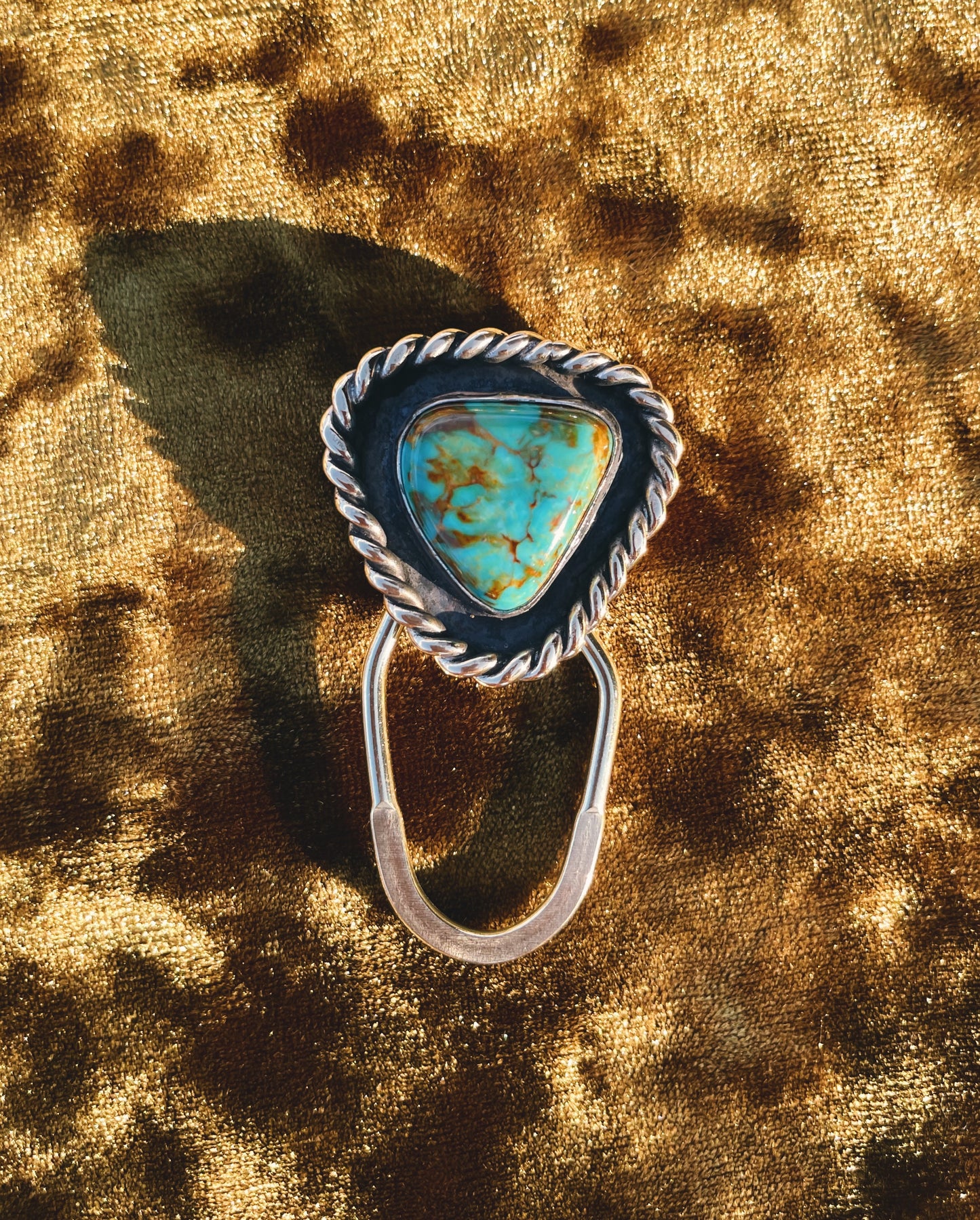 Turquoise Key Ring