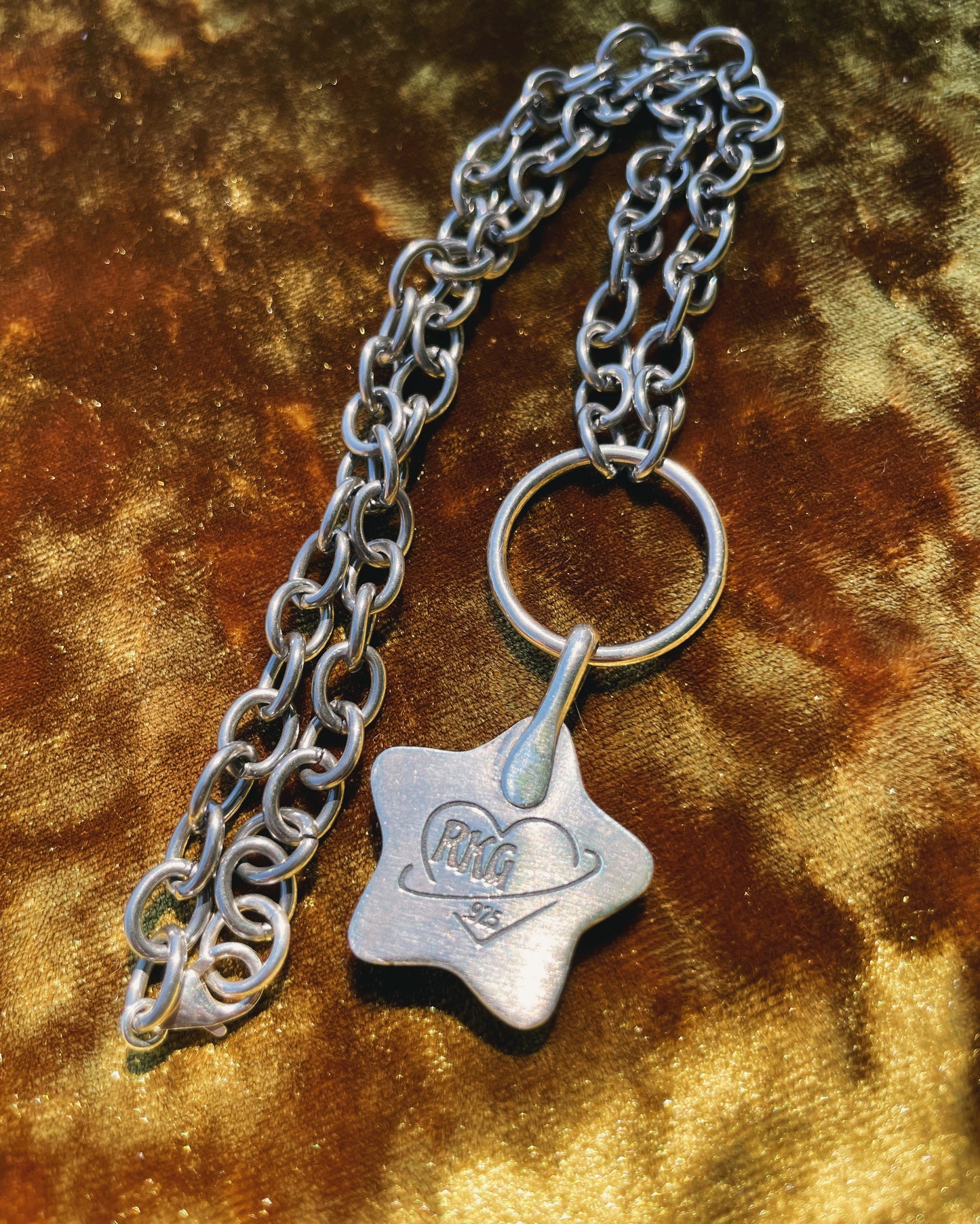 Sterling Silver Turquoise Shadowbox Star