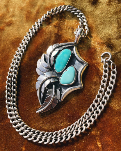 Hachita & Sonoran Mountain Turquoise in Sterling silver