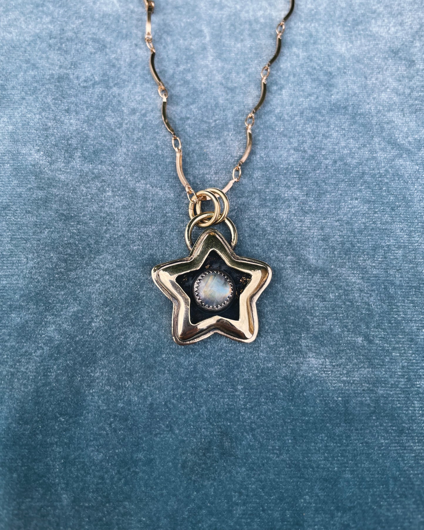 Moonstone Brass Star shadowbox