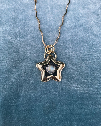 Moonstone Brass Star shadowbox