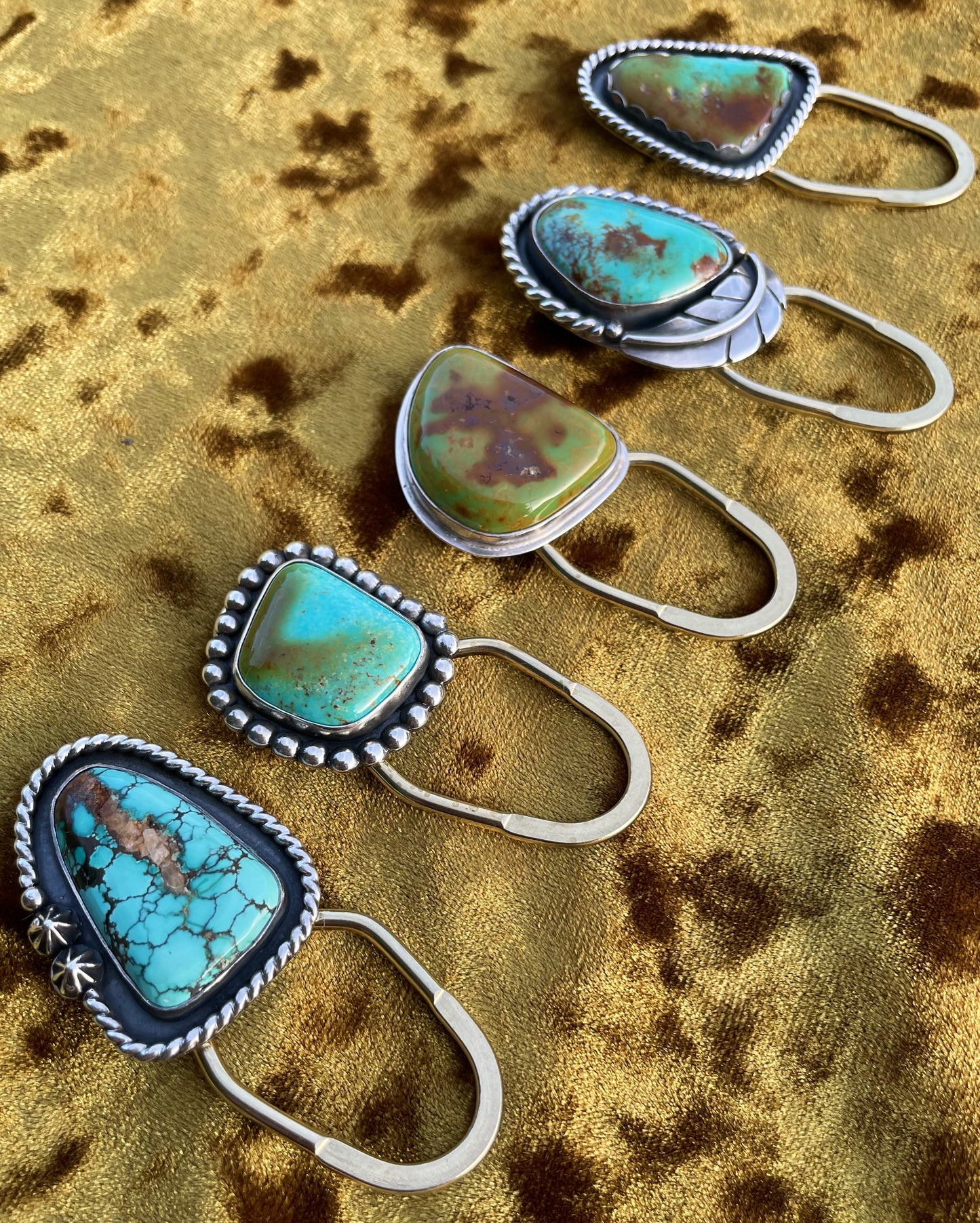 Arizona Turquoise Key Ring