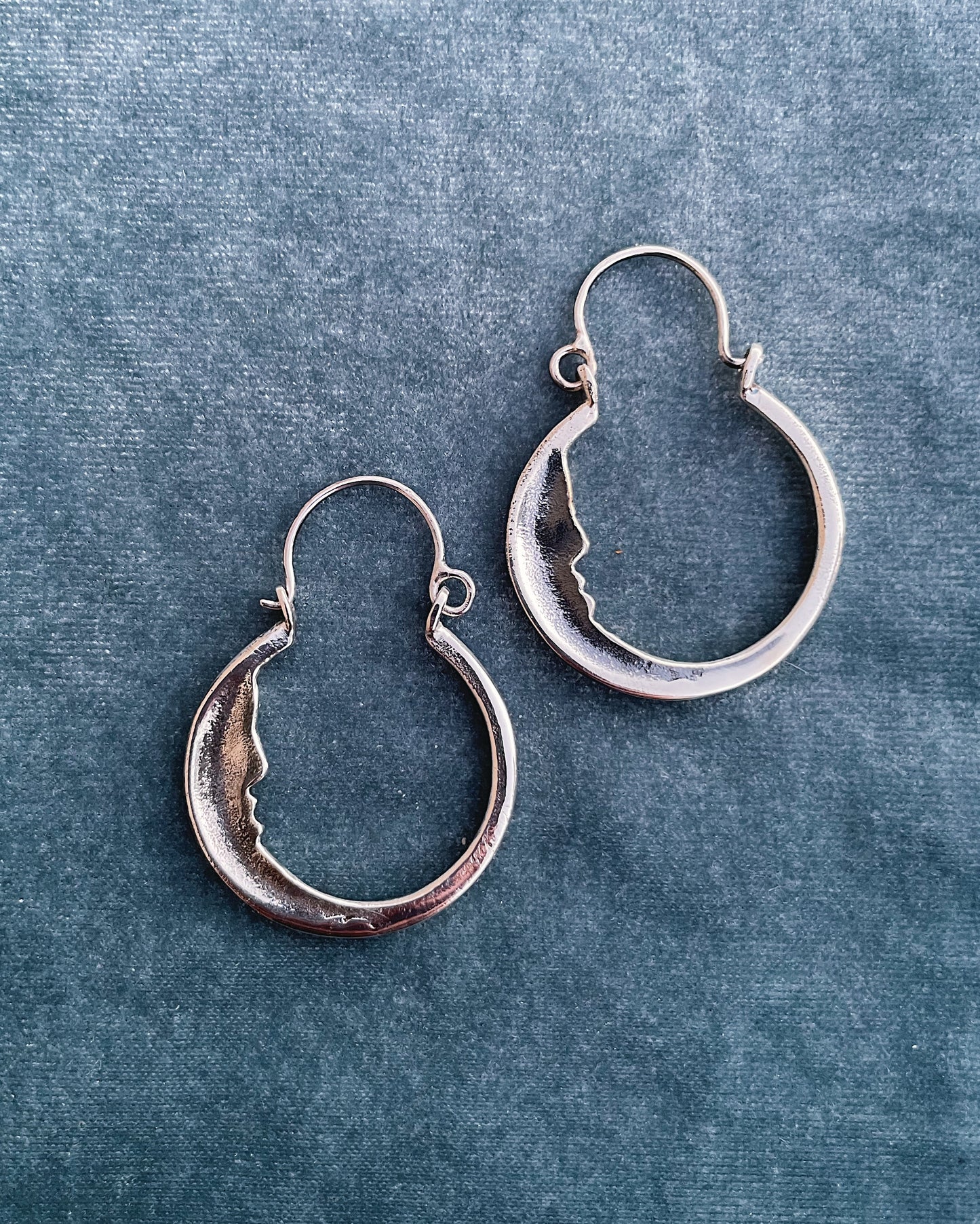 Crescent Hoop Earrings