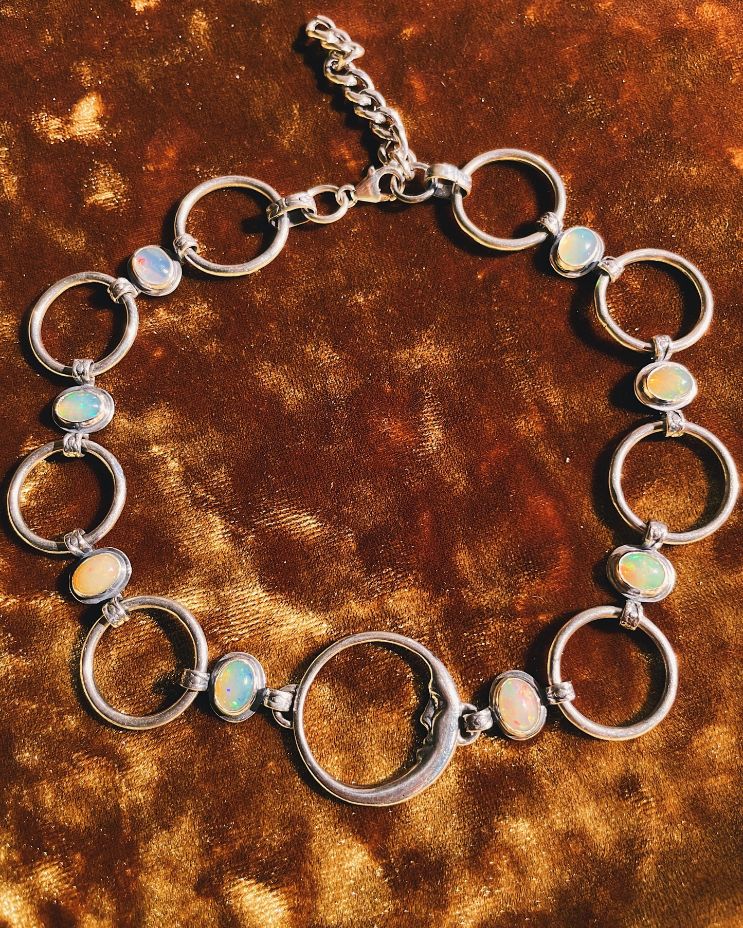 Moon Asteroid Belt Choker Necklace