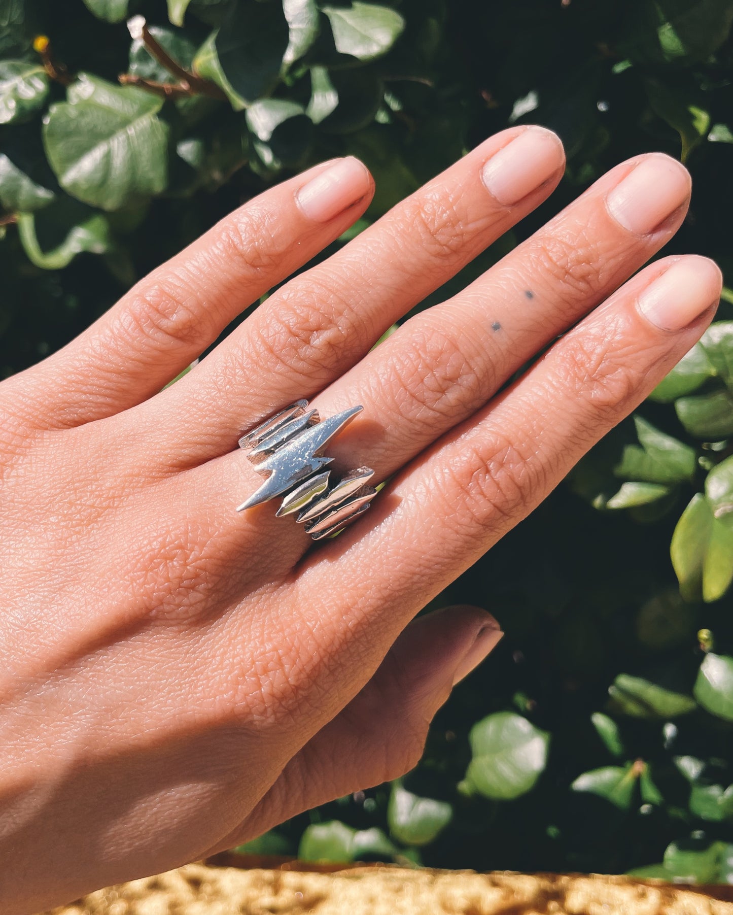 Sterling silver Lightning Bolt Ring