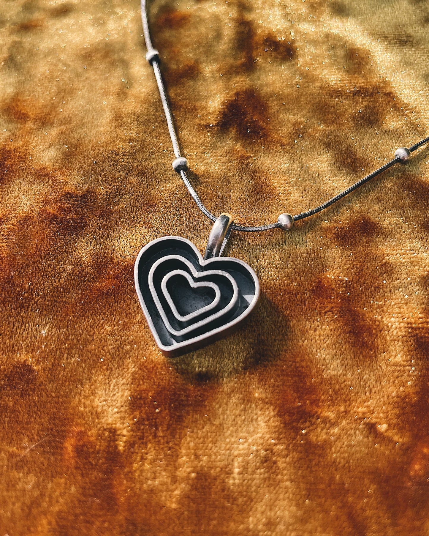 Labyrinth Heart necklace