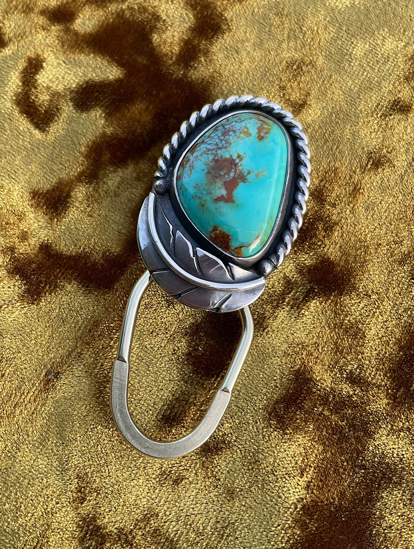 Sonoran Gold Turquoise Key Ring