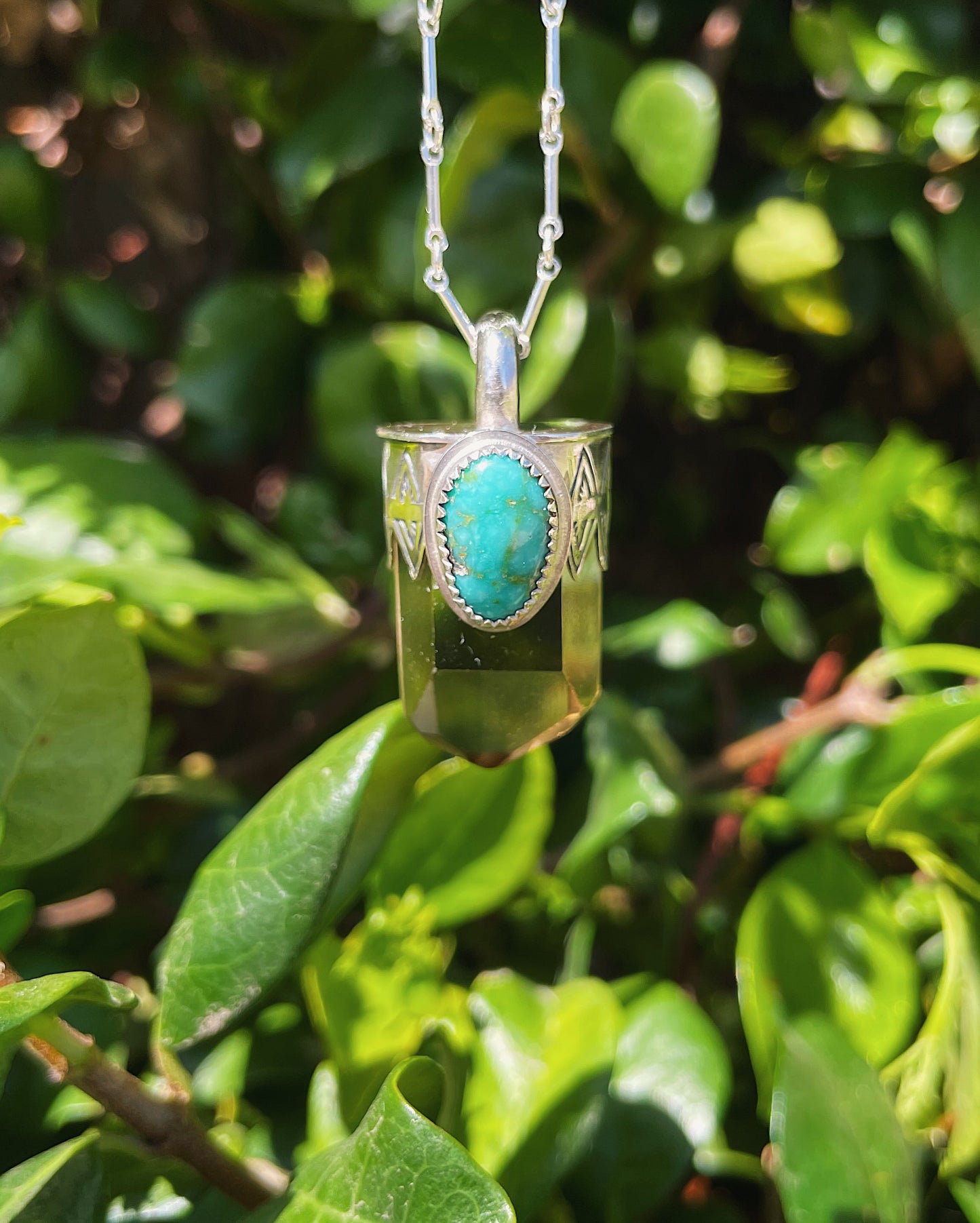 Citrine & Sonoran Turquoise Talisman