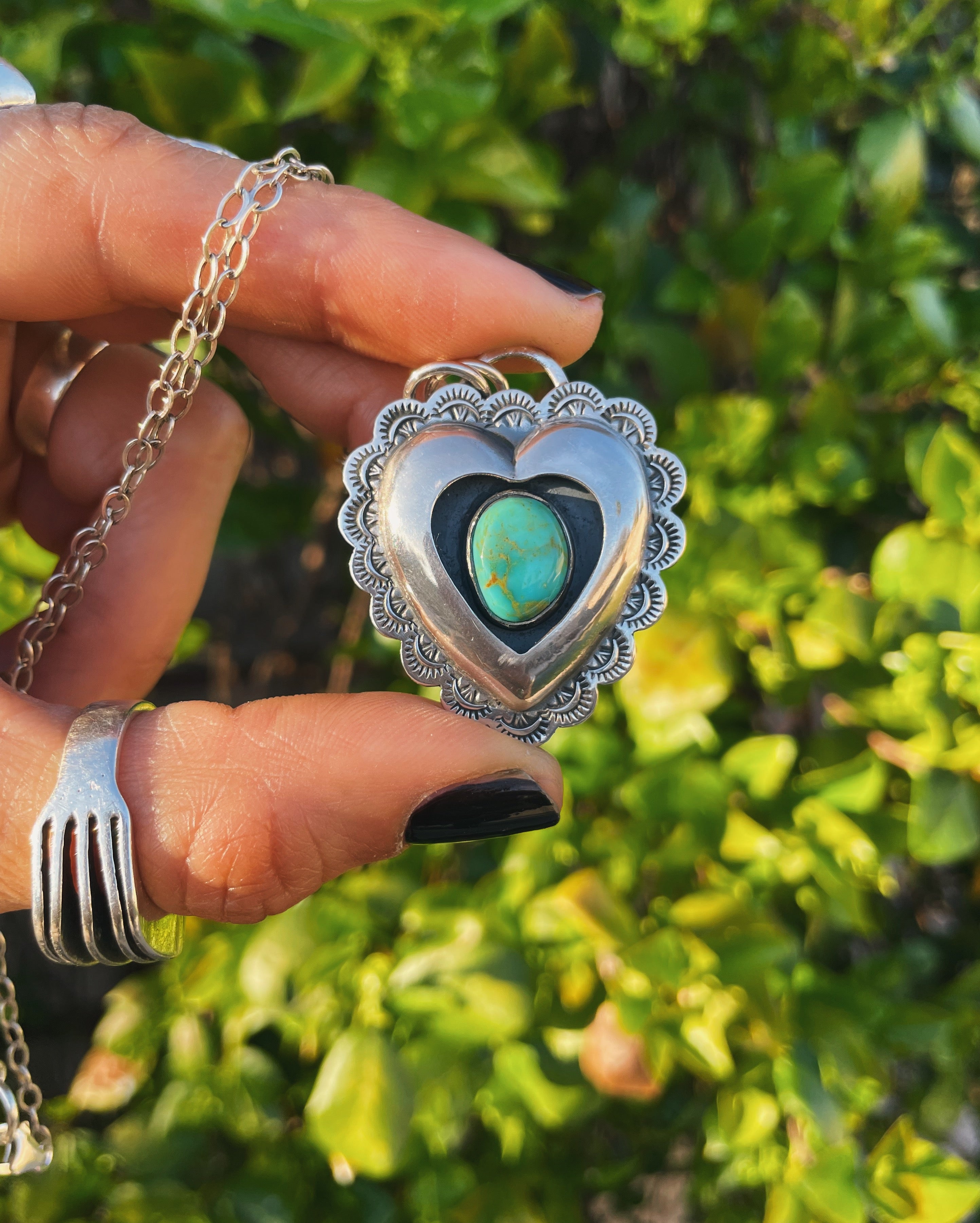 Sterling Silver Heartthrob shadowbox choker – Roadkill Gems