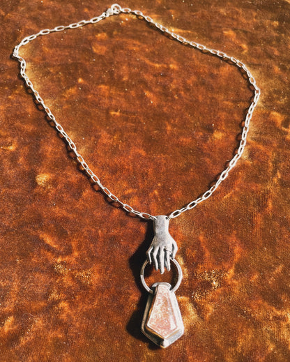 Offering hand Necklace