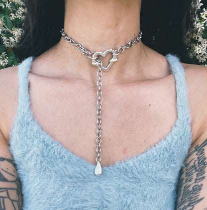 Heartthrob + Tear Drop Lariat Choker