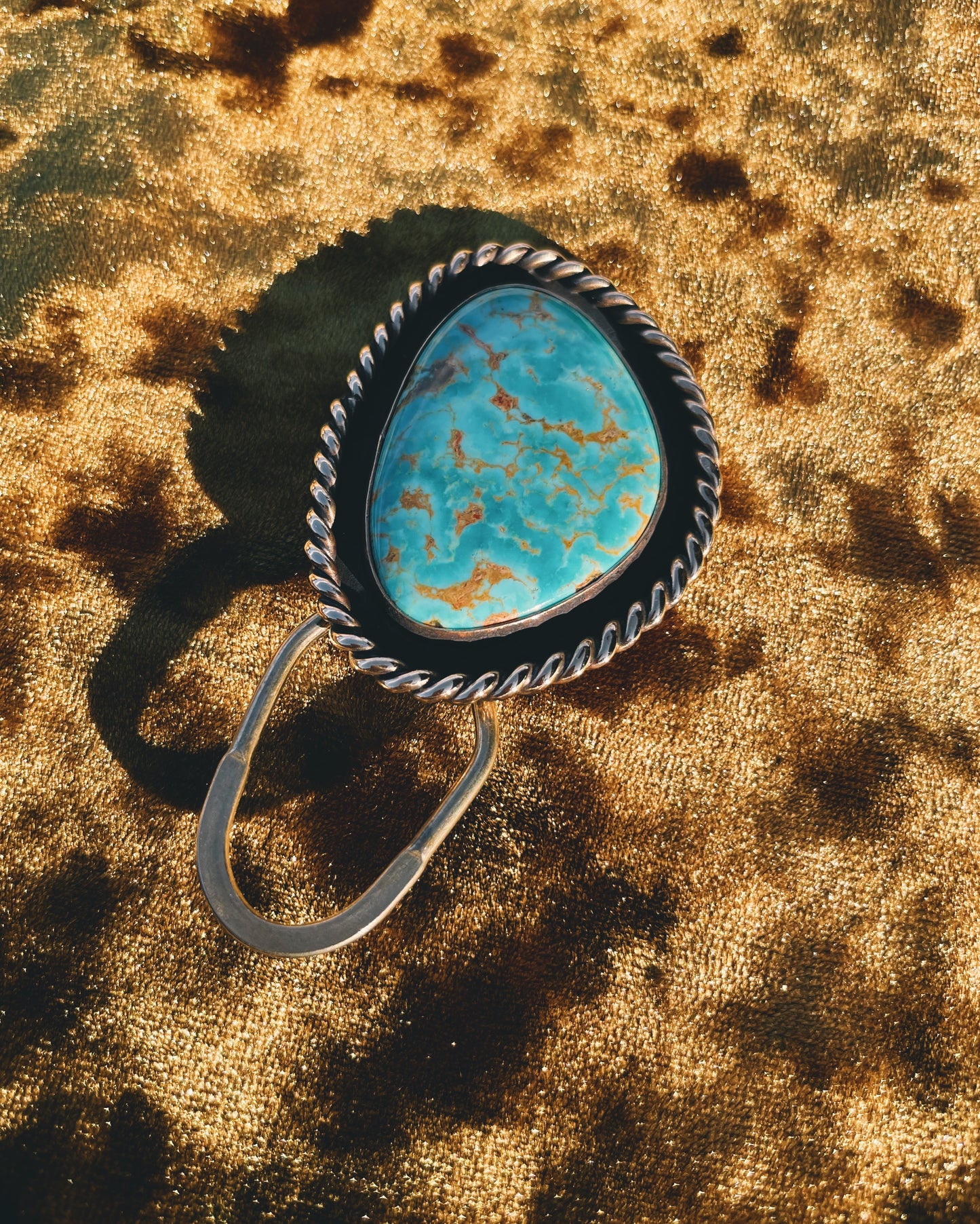 Turquoise Key Ring