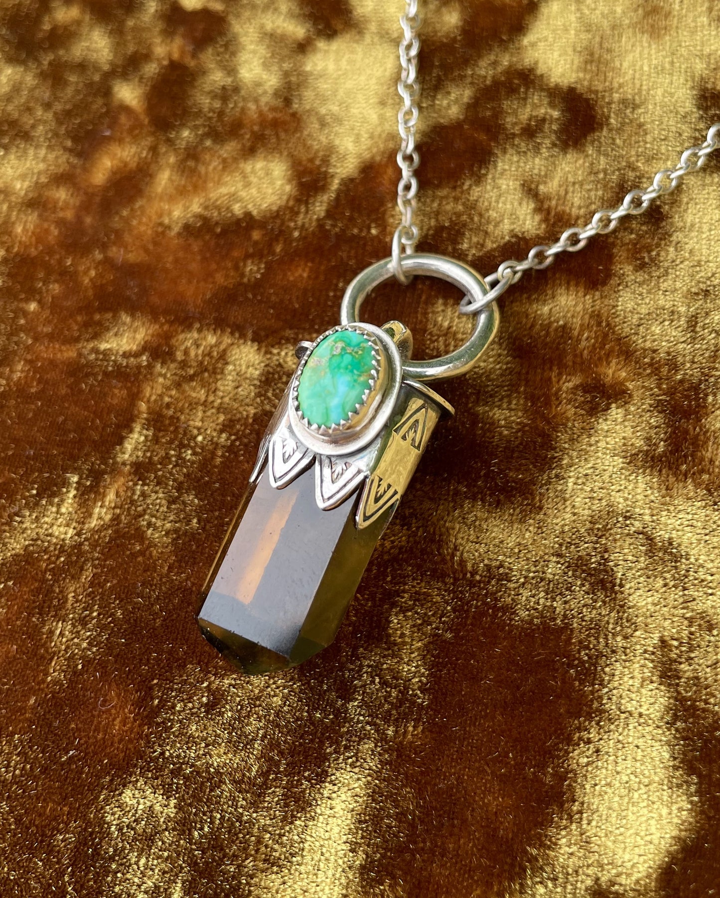 Citrine & Sonoran Gold Turquoise Talisman