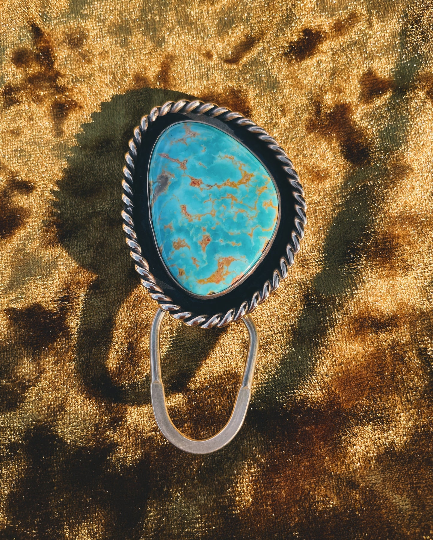 Turquoise Key Ring